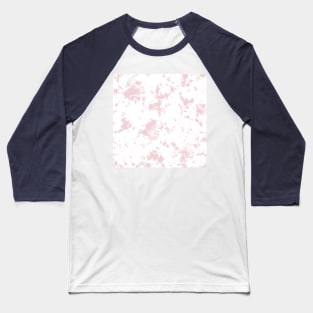 Cotton Candy pink and white marble - Tie-Dye Shibori Texture Baseball T-Shirt